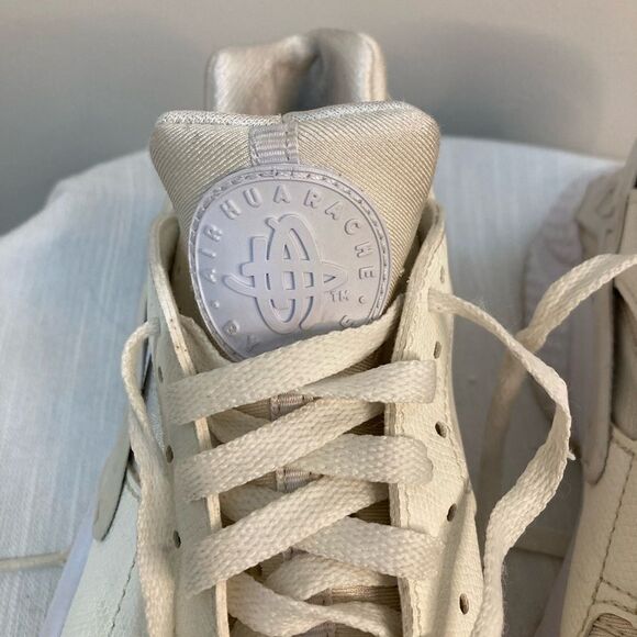 Nike Triple Snow White Huarache Sneakers 8.5 - Picture 10 of 15